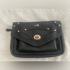 All leather black Crossbody